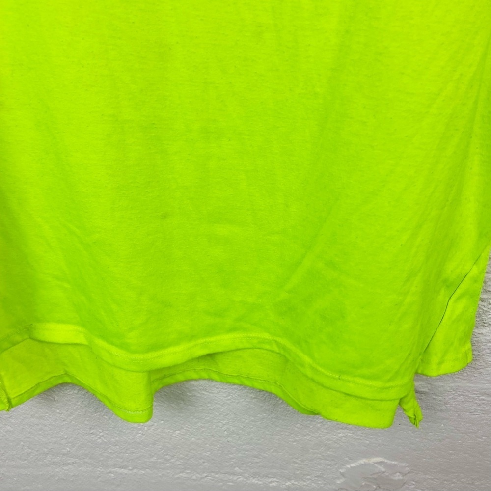 GIANNI BINI lime Green long sleeve shirt size medium - Picture 15 of 17